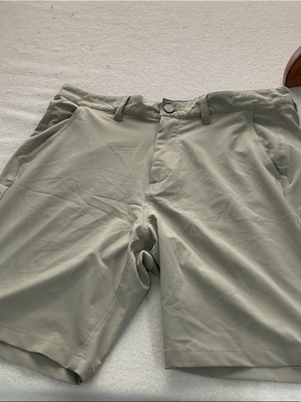 Free Fly Apparel Men's Stretch Hiking Shorts - Olive Green